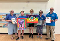 90 children took part in Crediton Lions Peace Poster competition