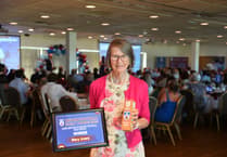 Honour for Crediton United AFC Secretary Mary