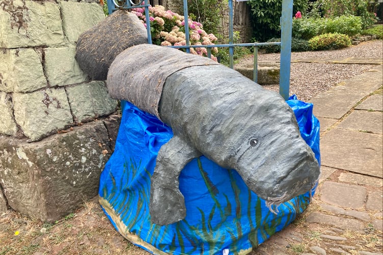 'Moo-natee The Lesser spotted Sandford Gate sea cow' made by the Sandford Gate Milk Company