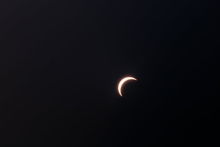 A view of the eclipse. AQ 2040