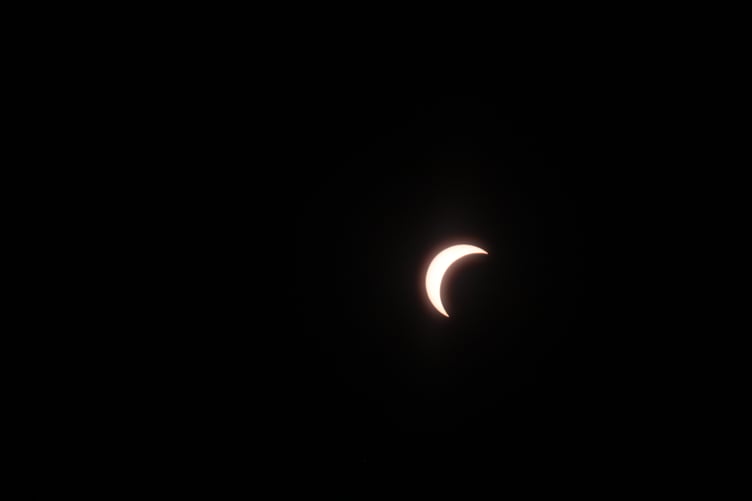 A view of the eclipse. AQ 2036