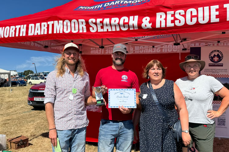 North Dartmoor Search and Rescue stand was a winner at Okehampton Show. AQ 8848