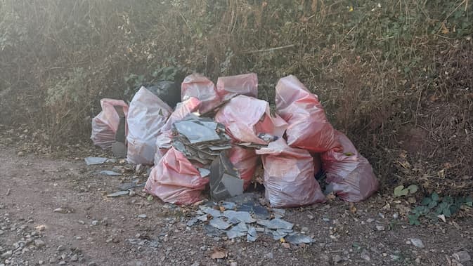 Crediton councillor condemns asbestos dumping