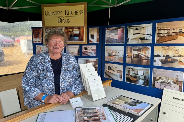Country Kitchens of Devon had a stand at Chagford Show. AQ 9379