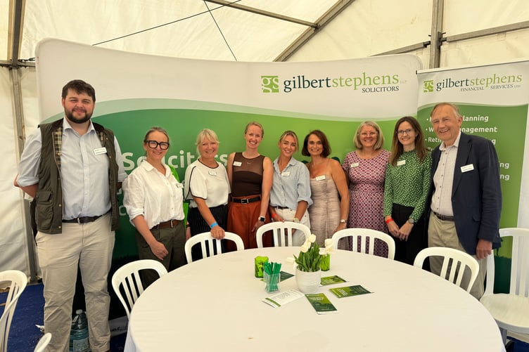 Gilbert Stephens Solicitors welcomed visitors at Chagford Show. AQ 9384