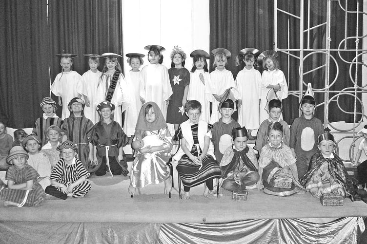 Children at Hayward's School who staged a nativity play which was enjoyed by all who saw it in December 2006. DSC_03108