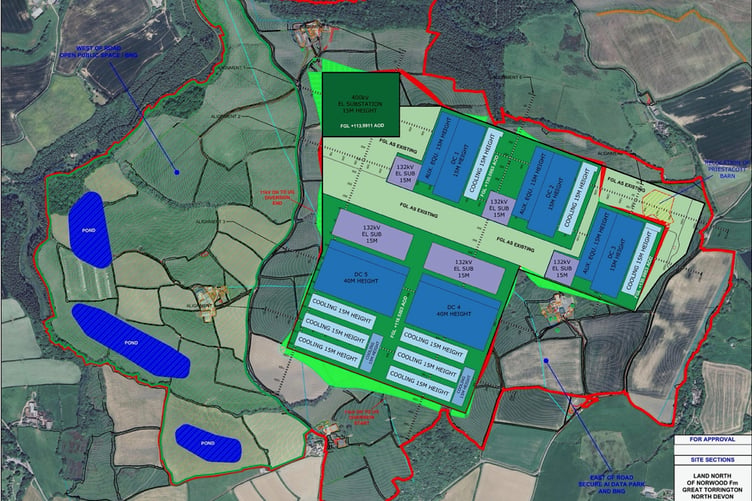 Early data centre layout plan