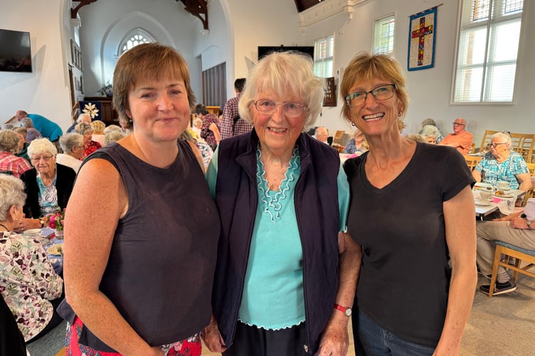 People came from near and far to attend the Tea Party. AQ 9577