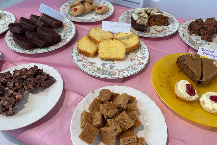 Cakes galore at the Tea Party. AQ 9581