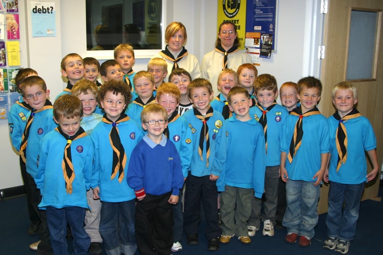 Crediton Beaver Scouts enjoyed a visit to Crediton Police Station as part of their Friendship Challenge badge in October 2006. IMG_9636