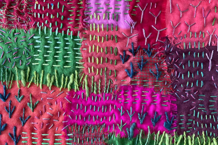 Textiles by Sue Eeles.