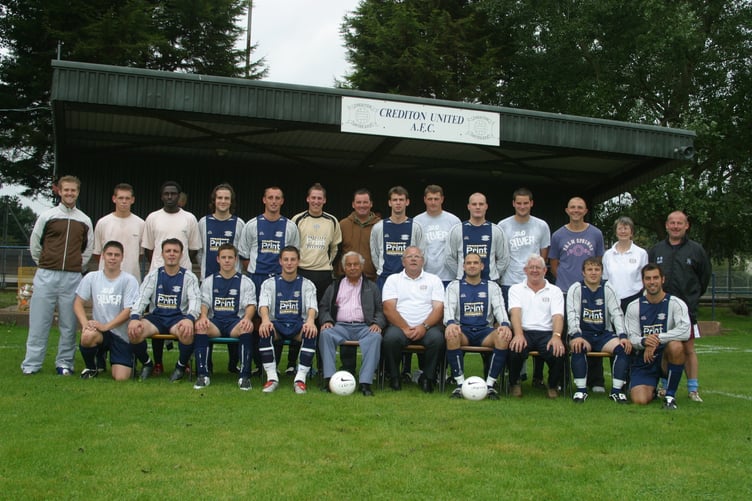 Crediton United AFC First team before their game against Teignmouth in August 2007. IMG_7928