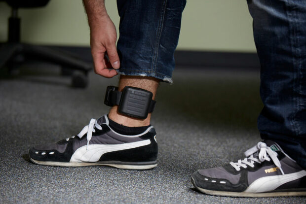 Ankle tag.