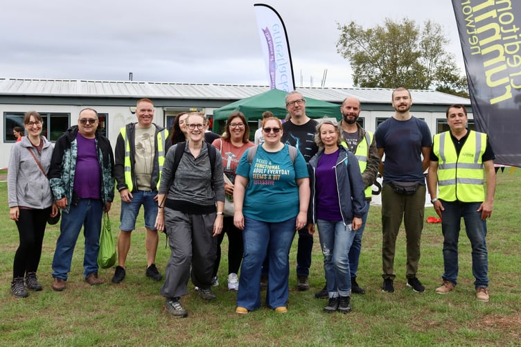 Volunteers from sponsor Ernest Jackson