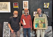 £2,455 raised at Gaza Art Aid event