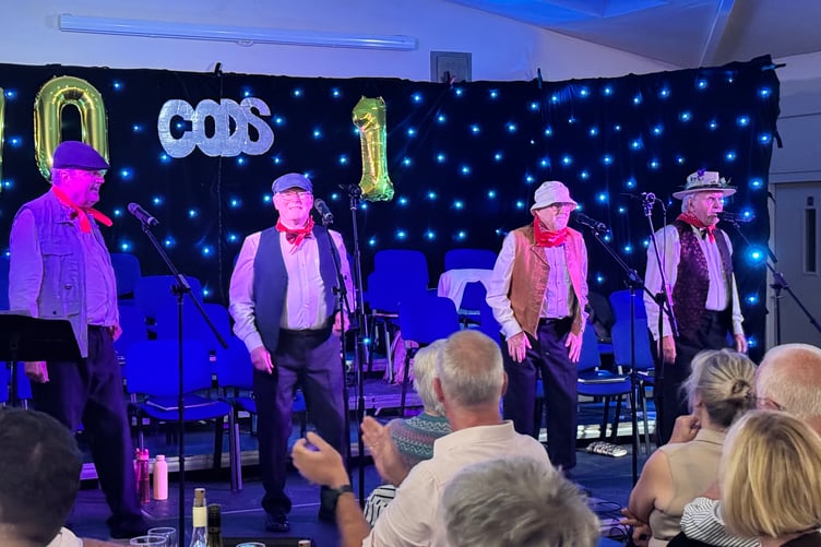 Singing Combine Harvester by The Wurzels were Graham Wallis, Tom Whitmore, John Musty and Paul Walker. AQ 1357