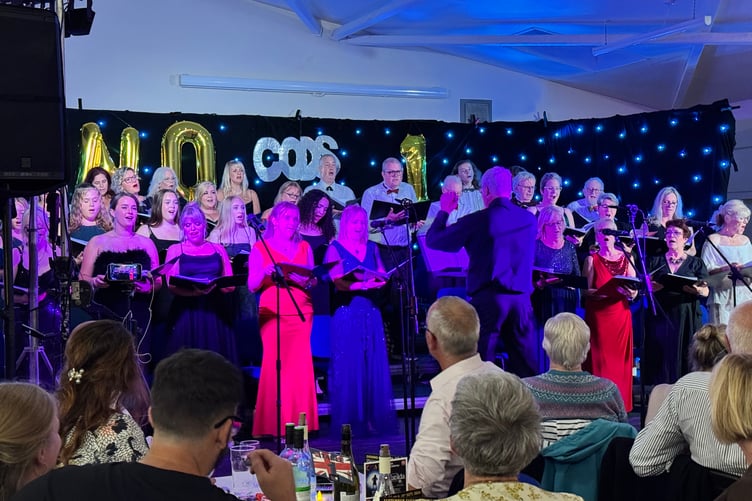 CODS singers on stage. AQ 1323