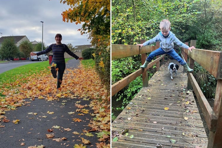 Happiness in Nature, a winner by Harry Read and right, the entry by Martha Denley.
