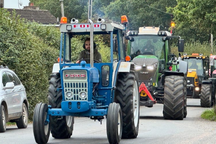 The Memorial Tractor Run passes through Black Dog. AQ 2019
