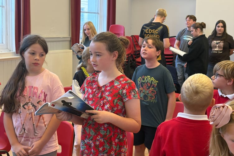 CYTA members during rehearsals.