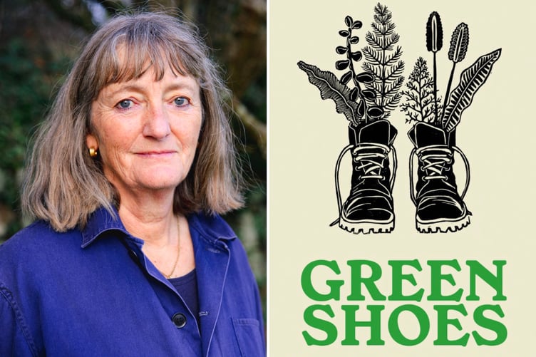 Alison Hastie, left, and her new memoir Green Shoes
