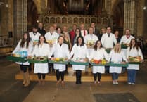 Devon YFC and farmers praised at Exeter Cathedral Harvest Thanksgiving