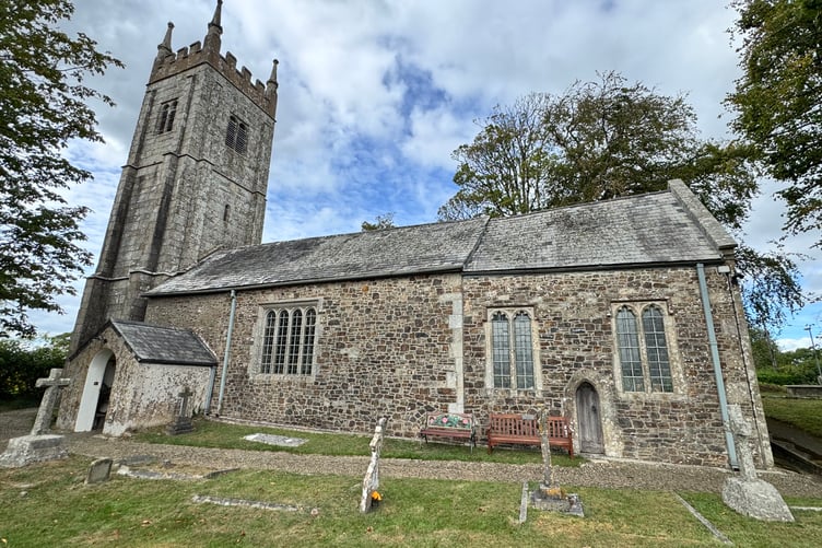 Spreyton Parish Church. AQ 1817