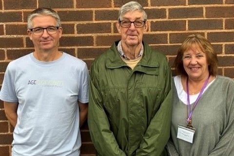 Jim Southall, Mike Knight and Angela Hawkins.