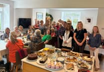 Bow WI's coffee morning raises £500 for school pool
