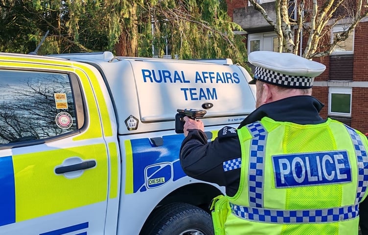Police have received training to use technology to combat machinery theft on farms.