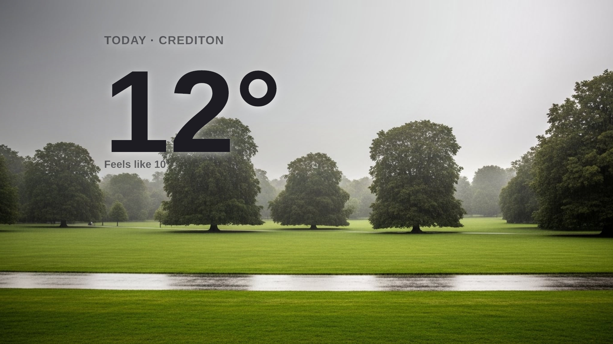 Rain on the way for Crediton today - here's your Wednesday forecast