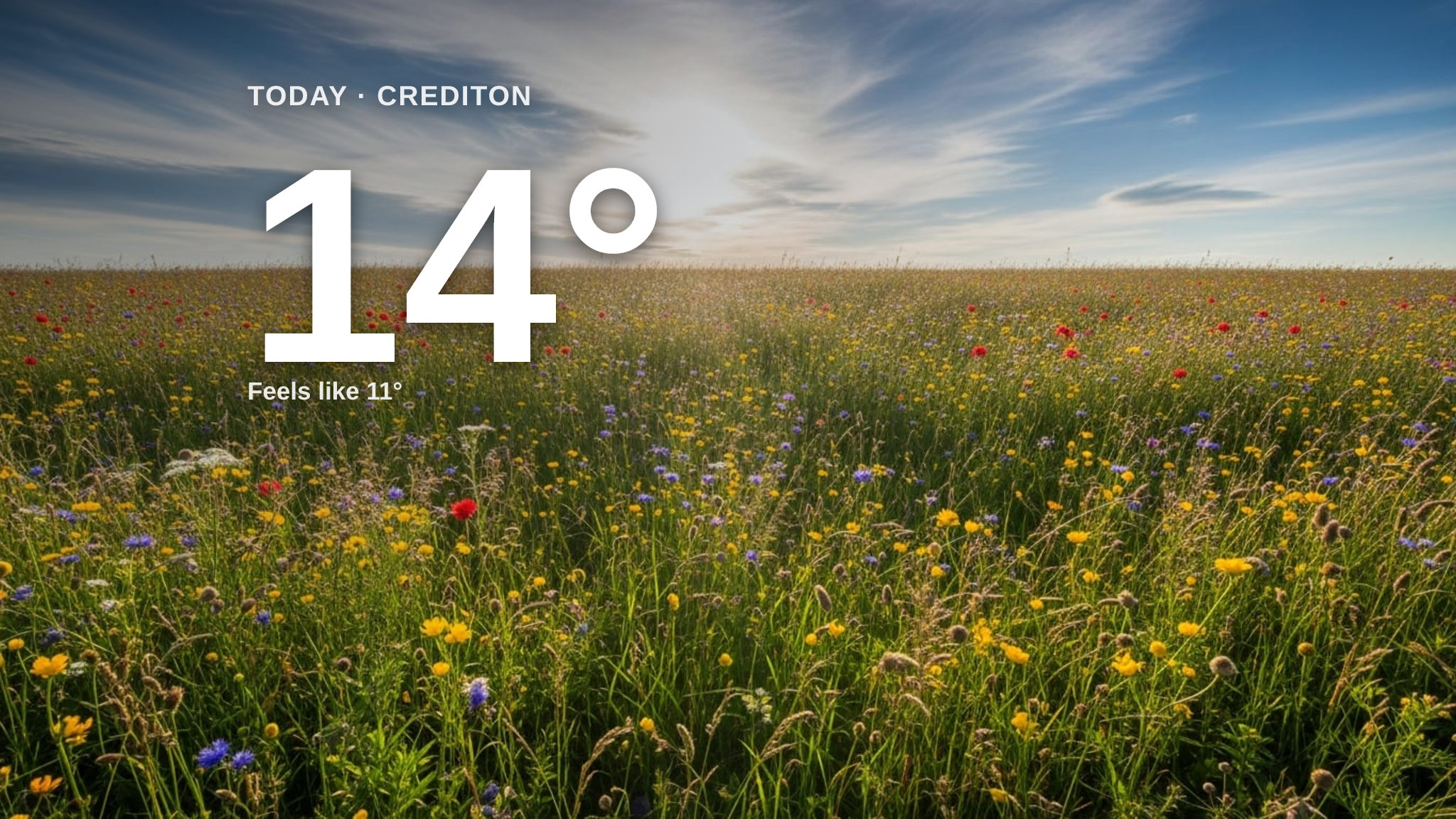 A clear start for Crediton today - here's your Sunday forecast