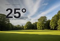 Warm and partly cloudy in Crediton today - here's your Saturday forecast